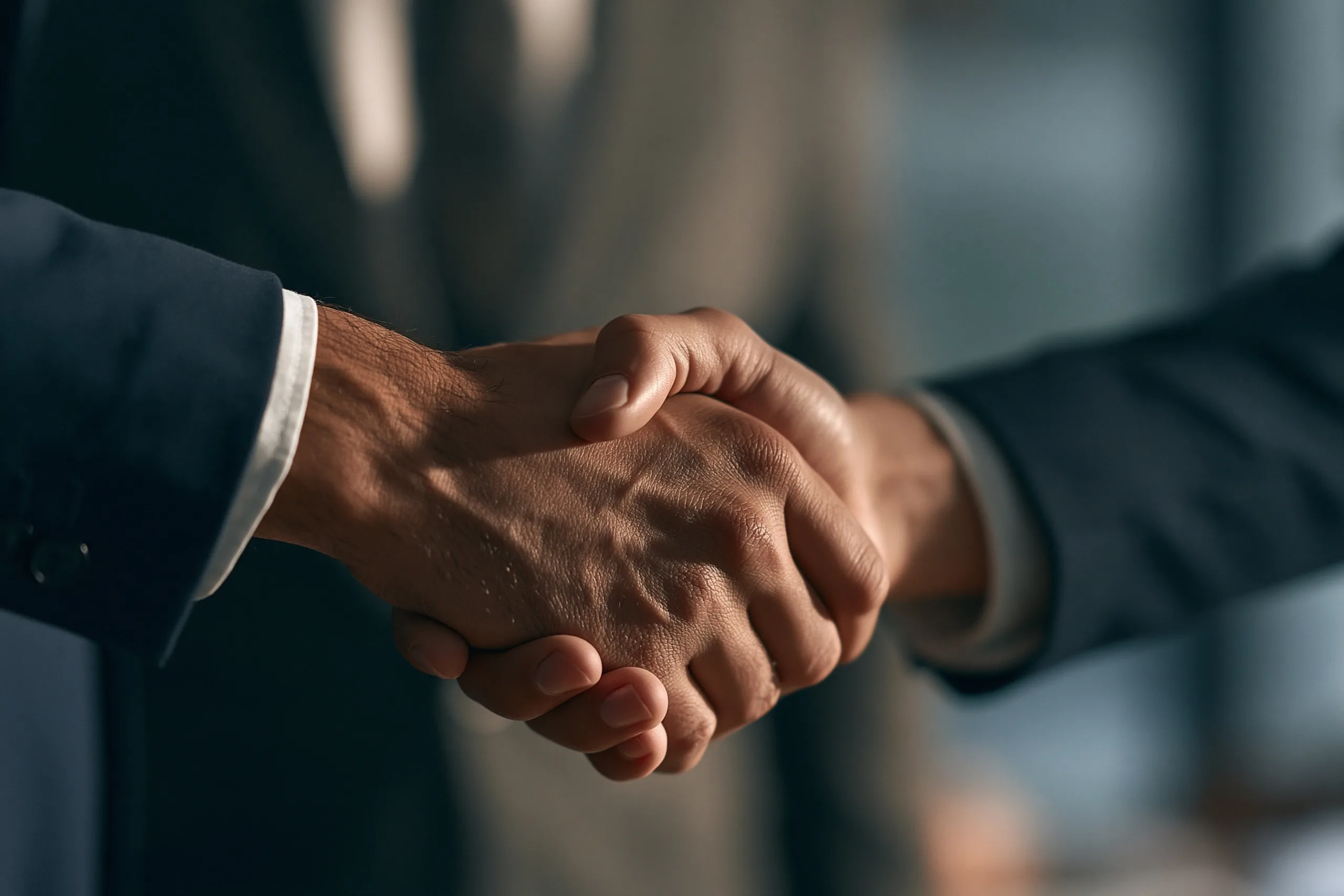 corporate handshake