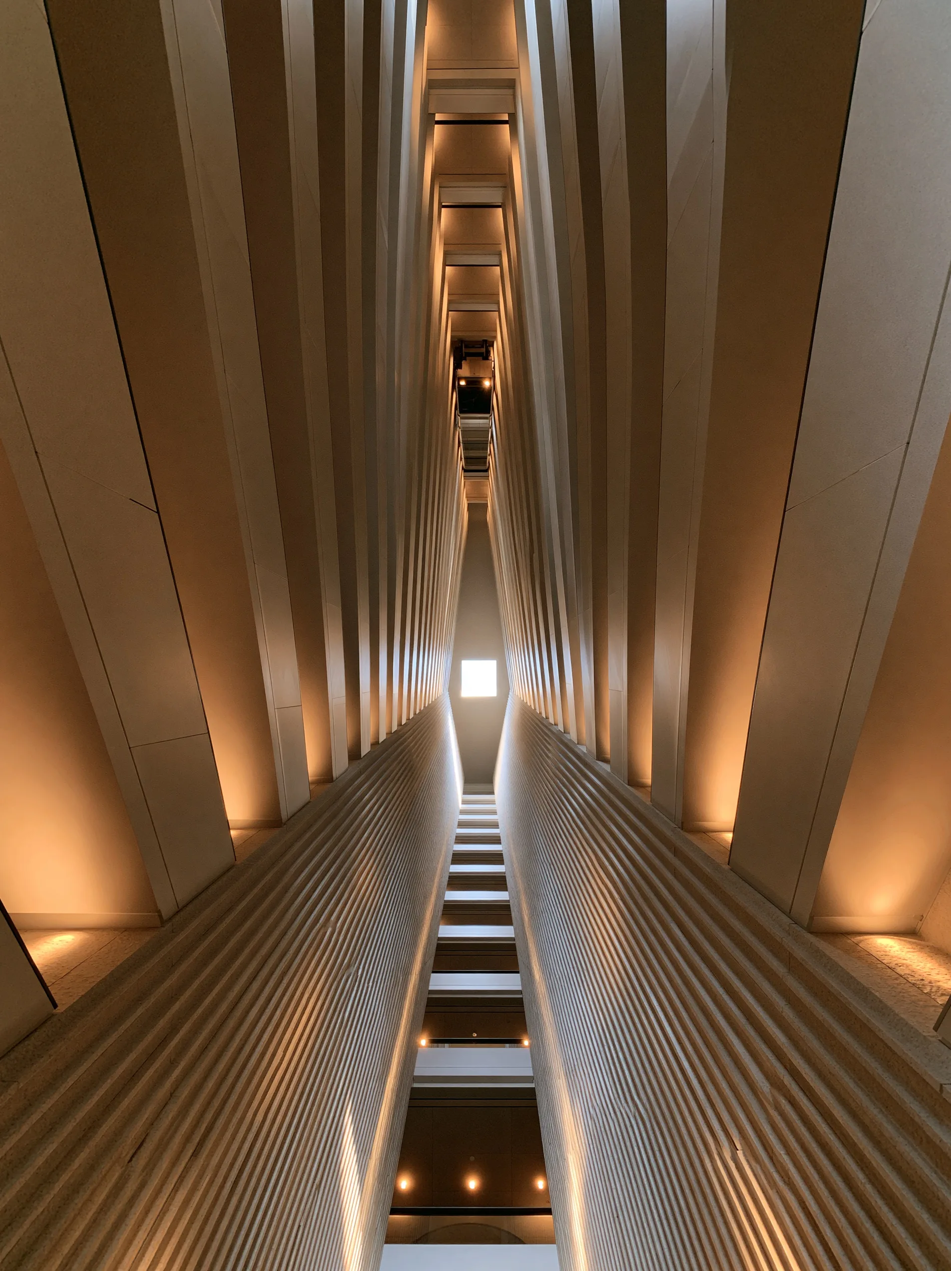 Elevator shaft view