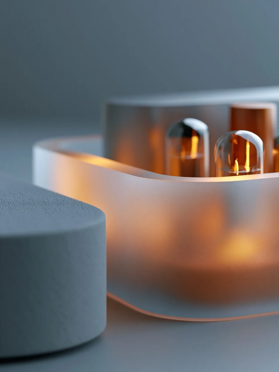 frosted glass