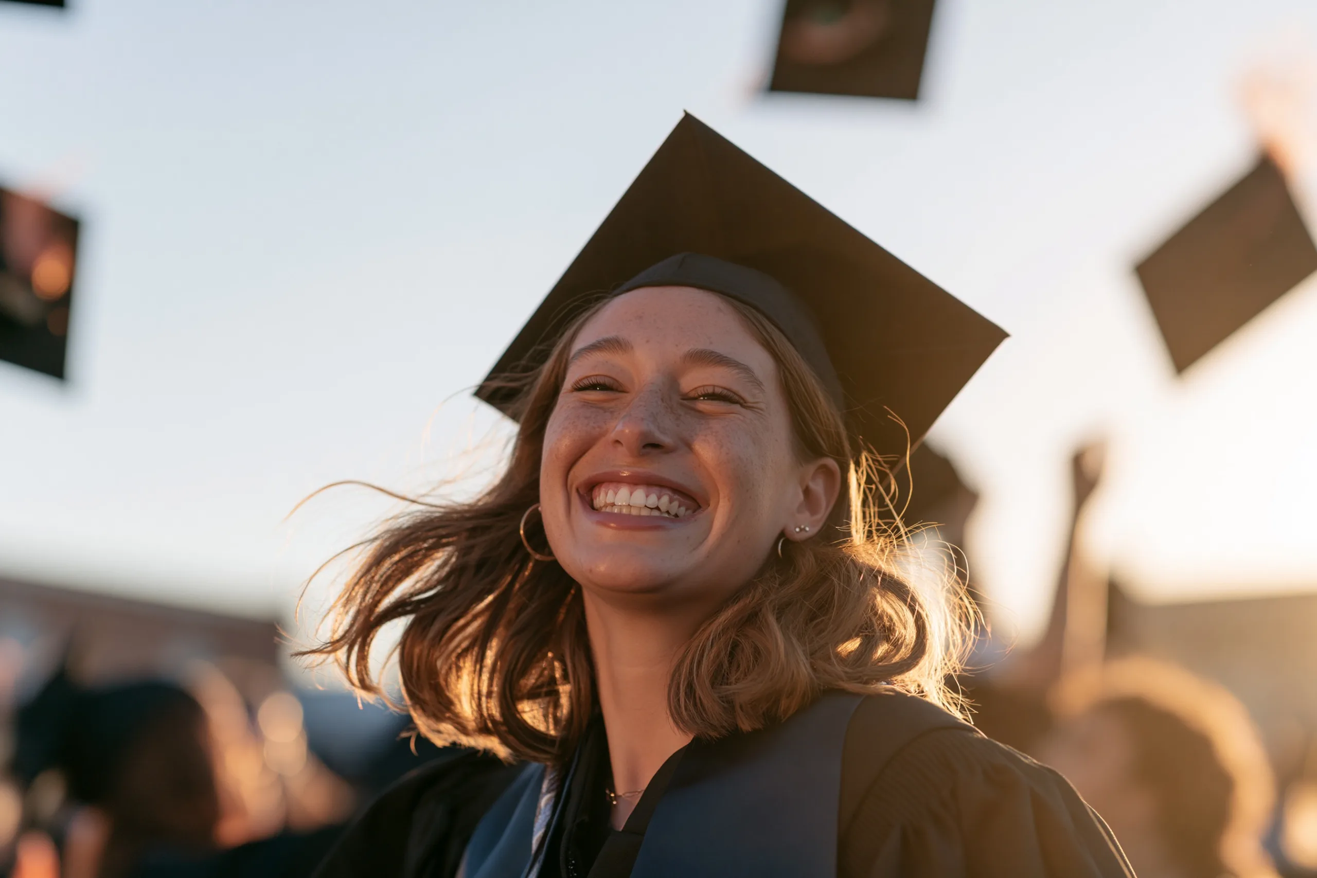 graduation cap toss