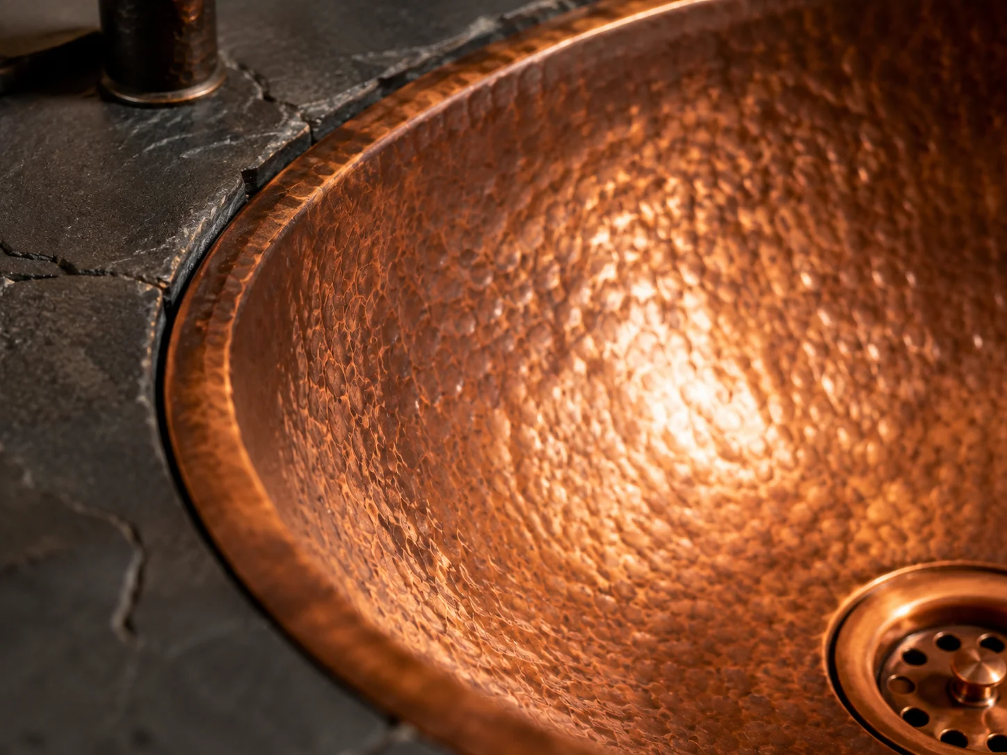 hammered copper