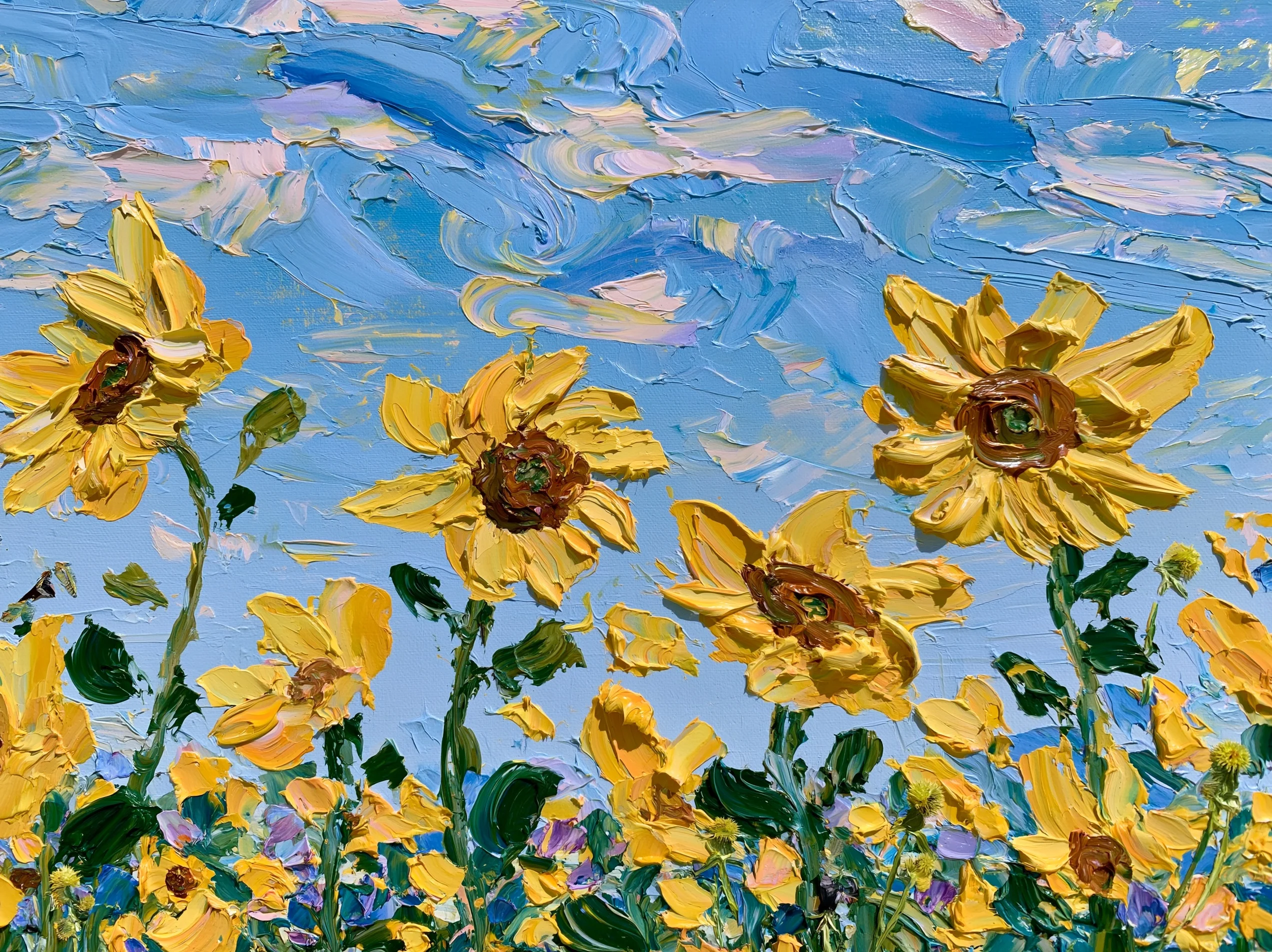 impasto oil painting
