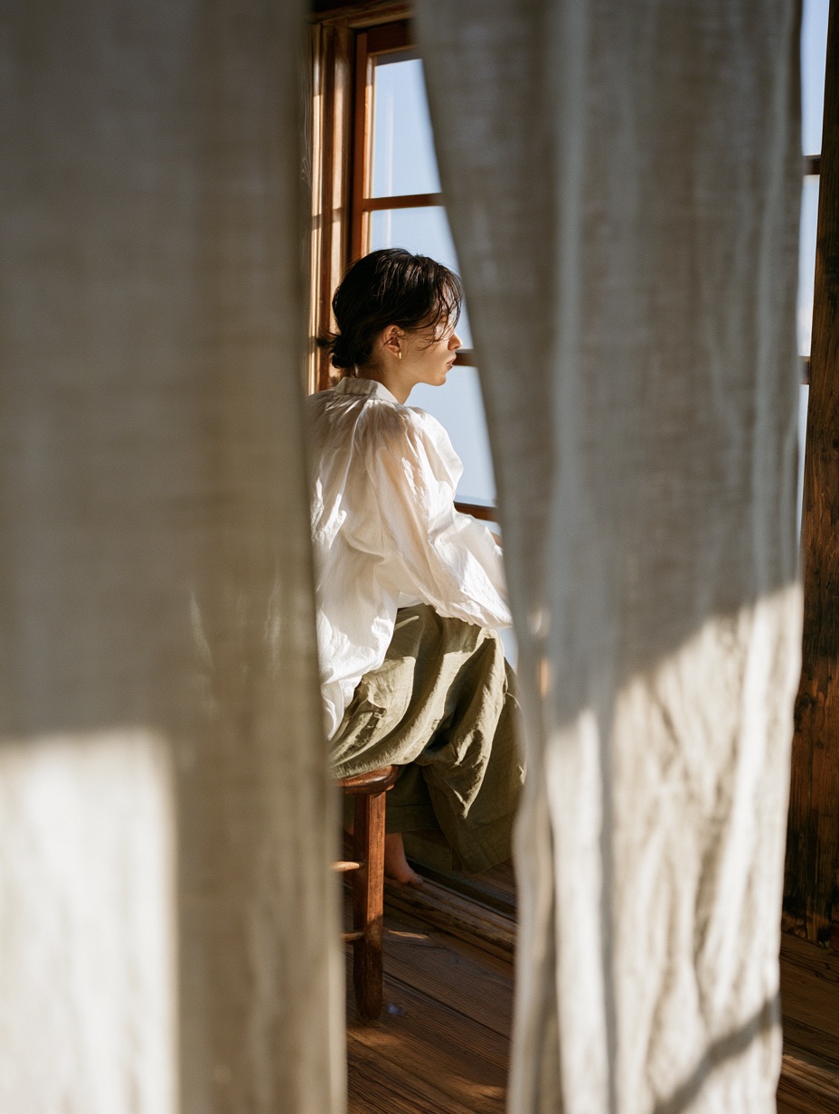 Noren curtain framing