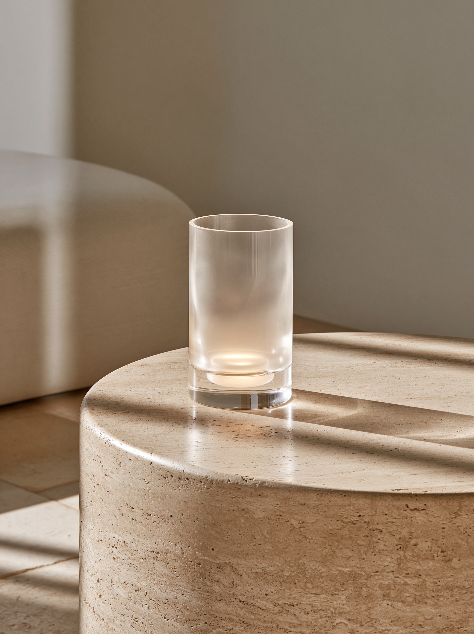 satin-etched glass