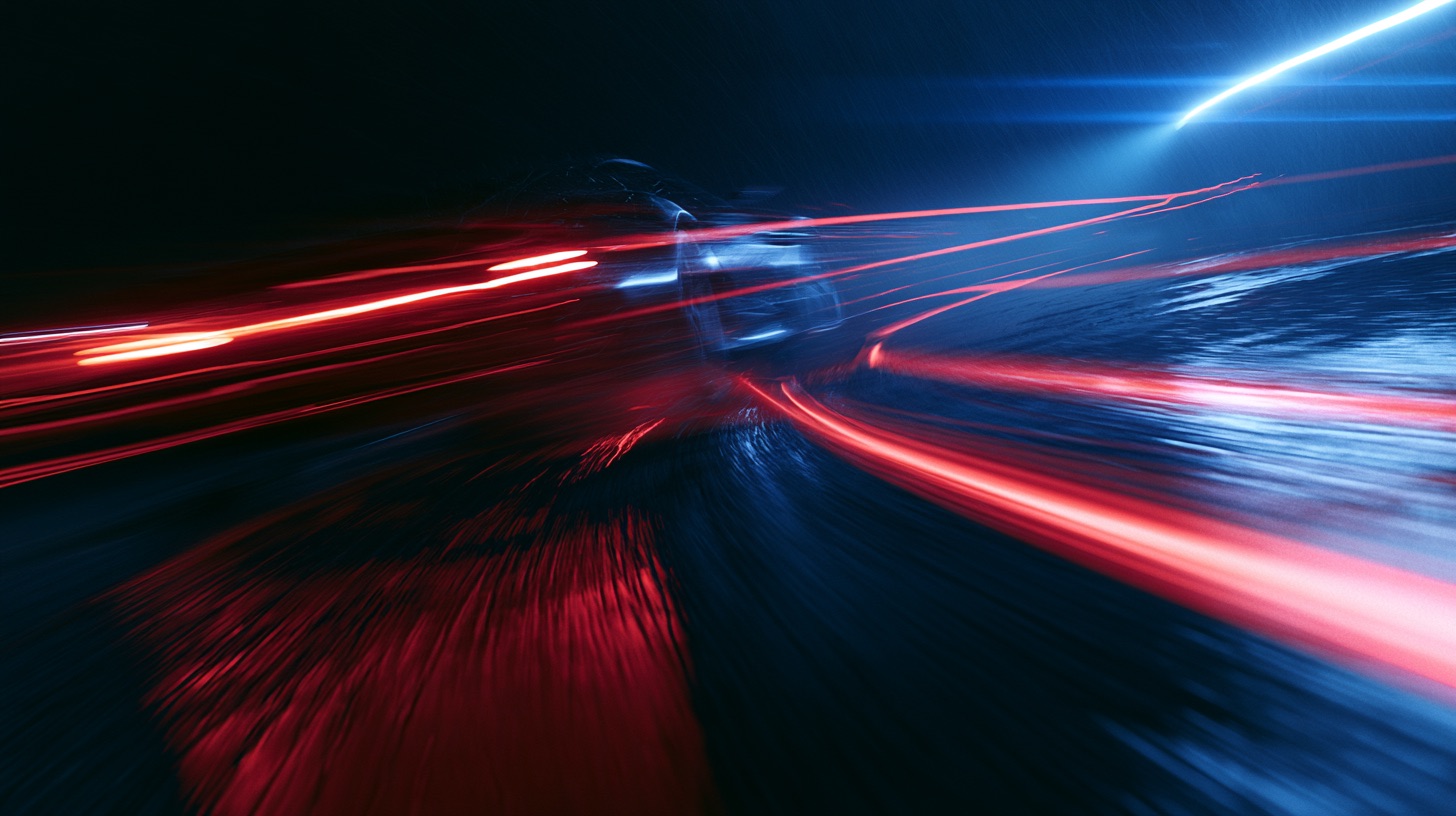 Tail light streak