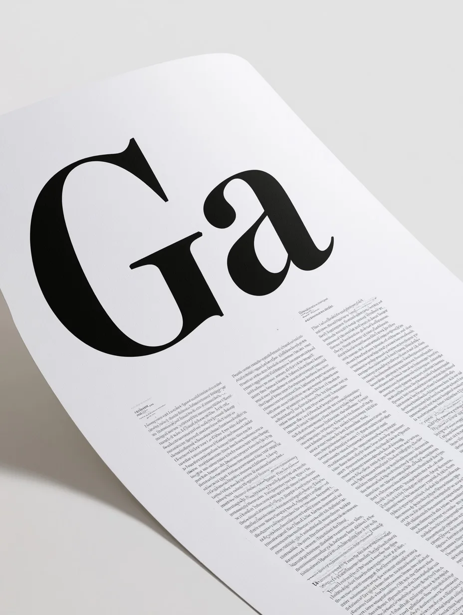 type specimen sheet