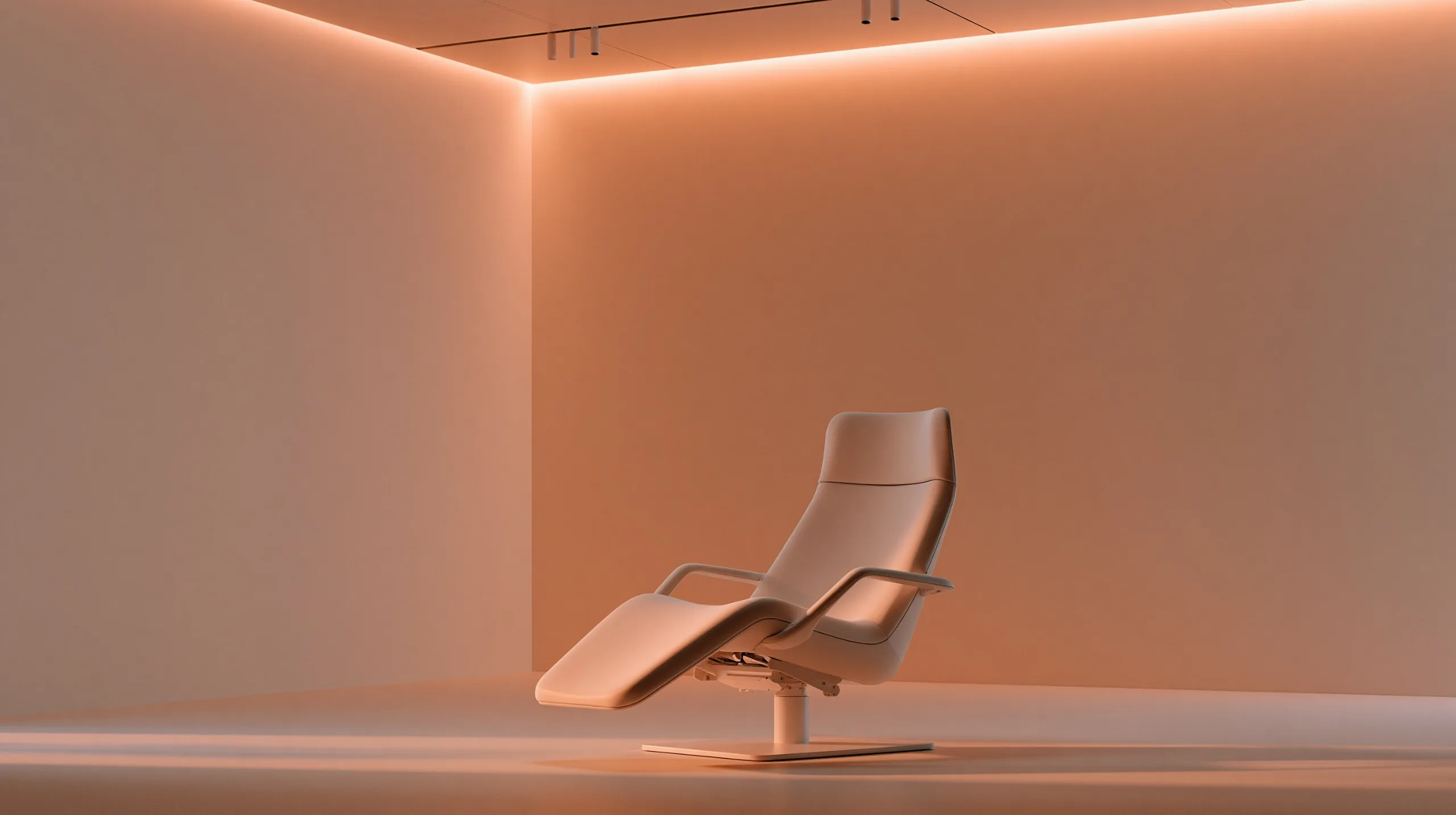 warm clinical lighting