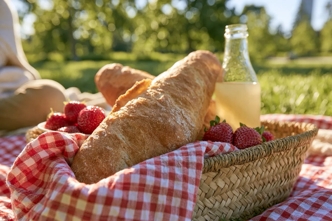 woven picnic basket