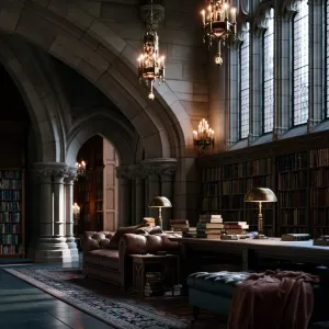 Prompt: dark academia